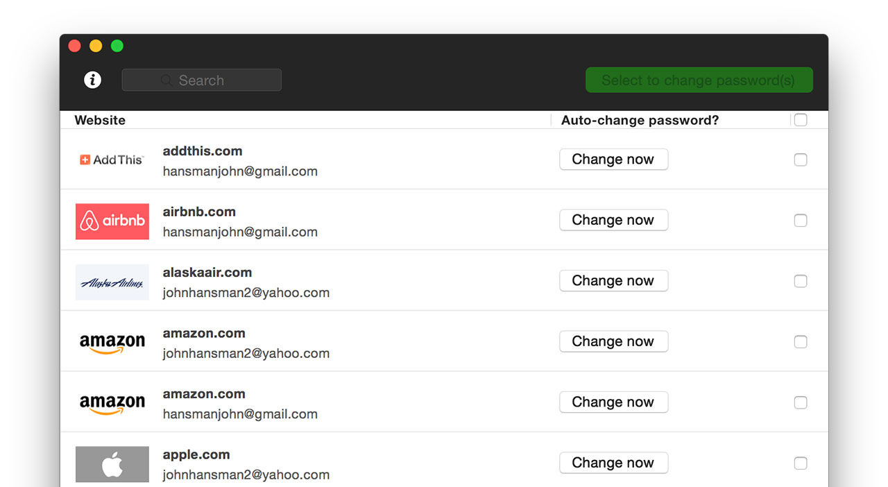 Byt dina lösenord automatiskt med Dashlane