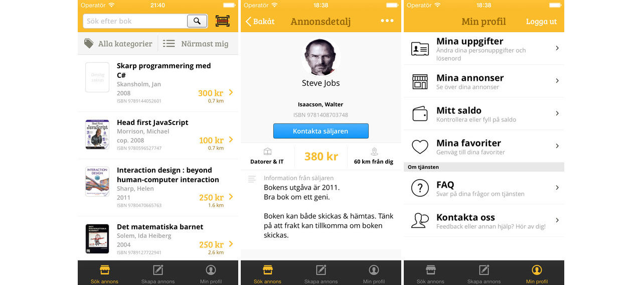 Sälj studentlitteratur med Sture Student