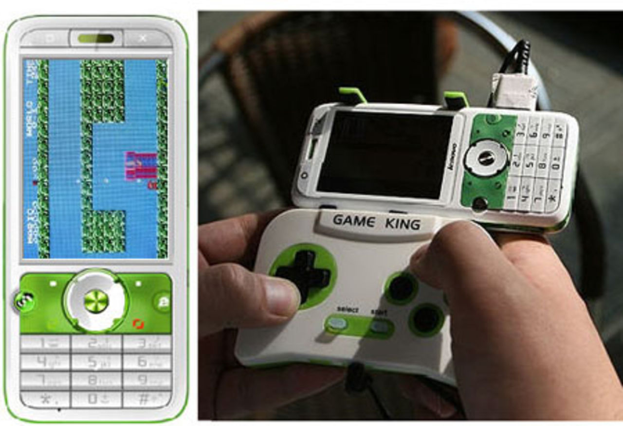 Telefon med NES-emulator från Lenovo
