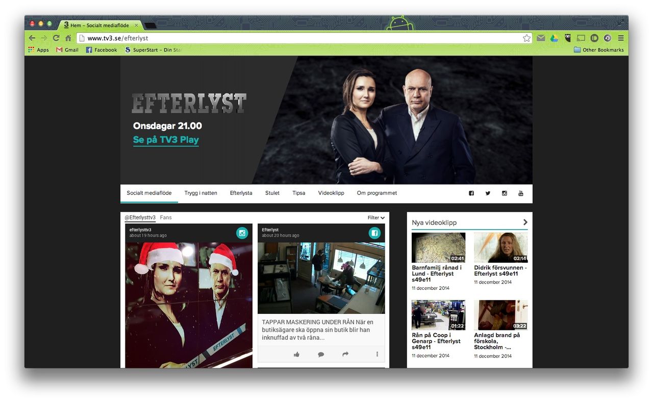 Efterlyst tar en paus
