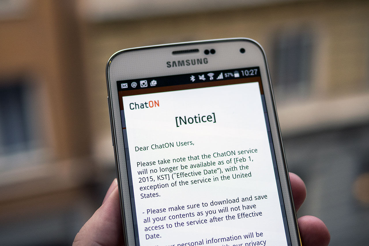 Samsung stänger ner ChatOn