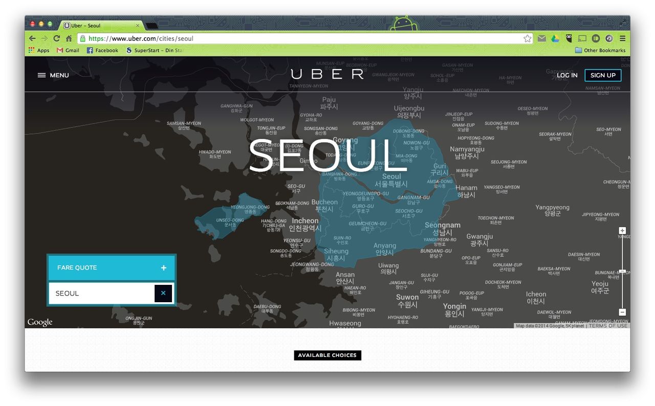 Ubers VD riskerar fängelse i Sydkorea