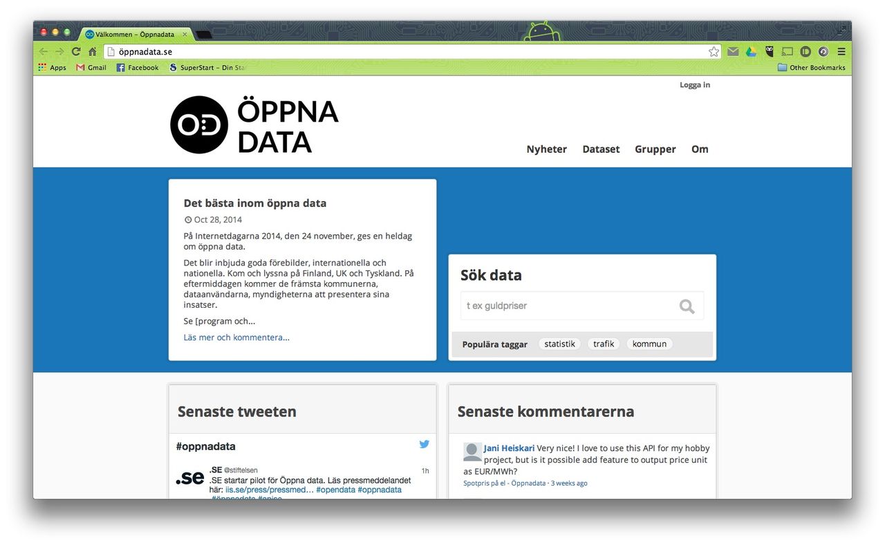 .SE startar Öppna Data