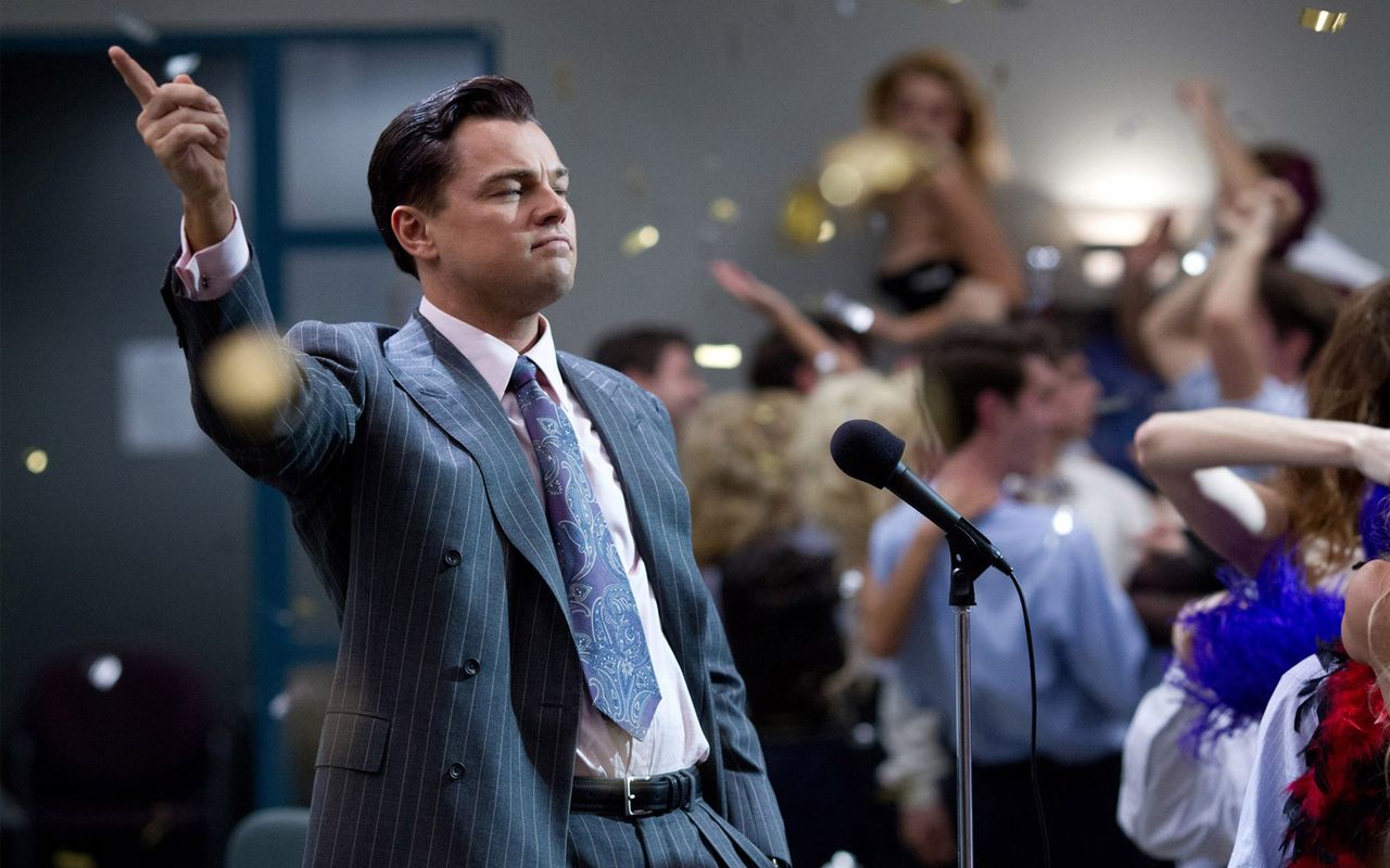 The Wolf of Wall Street mest nedladdade filmen 2014