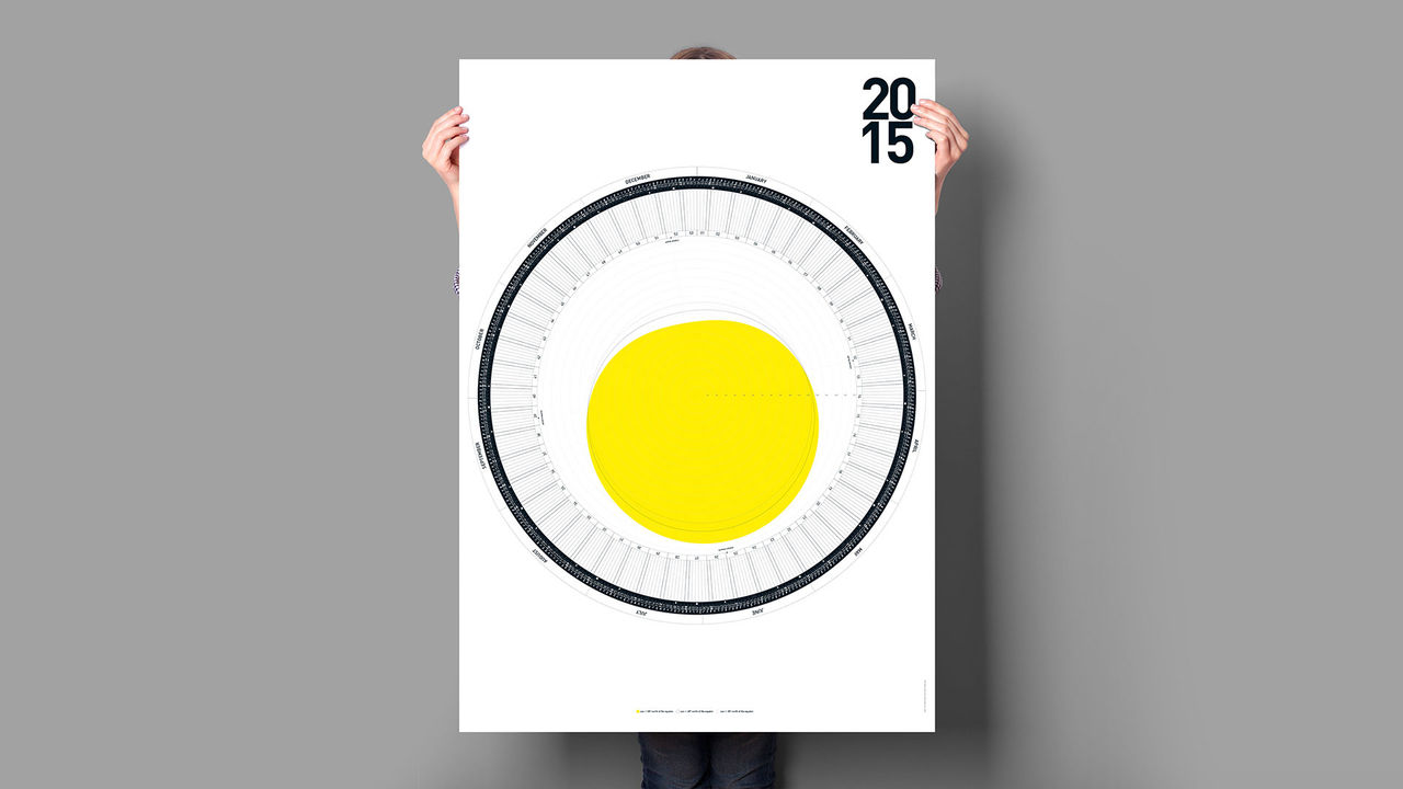 En rund kalender för 2015