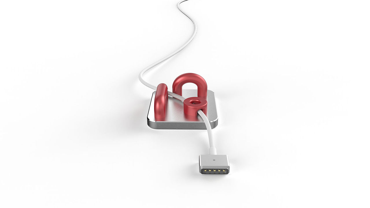 Håll fast kabeln med magneter