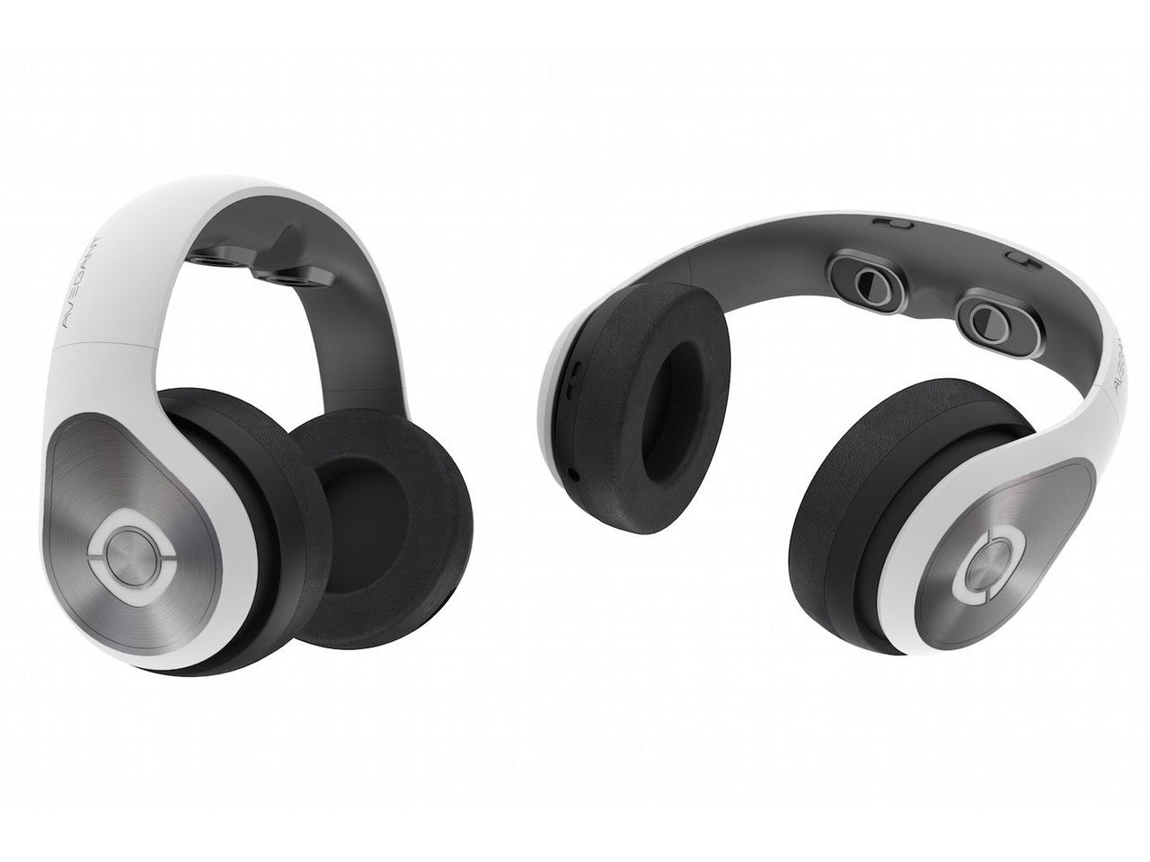 Hörlurarna som har inbyggda skärmar