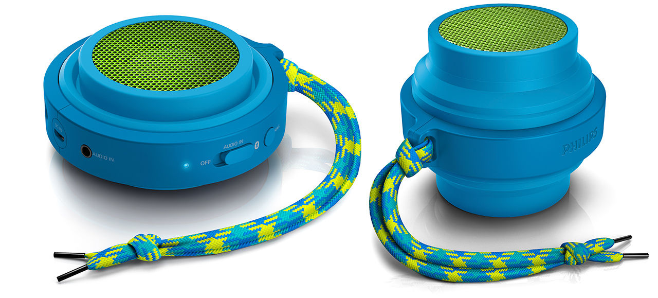Ihopfällbar högtalare från Philips