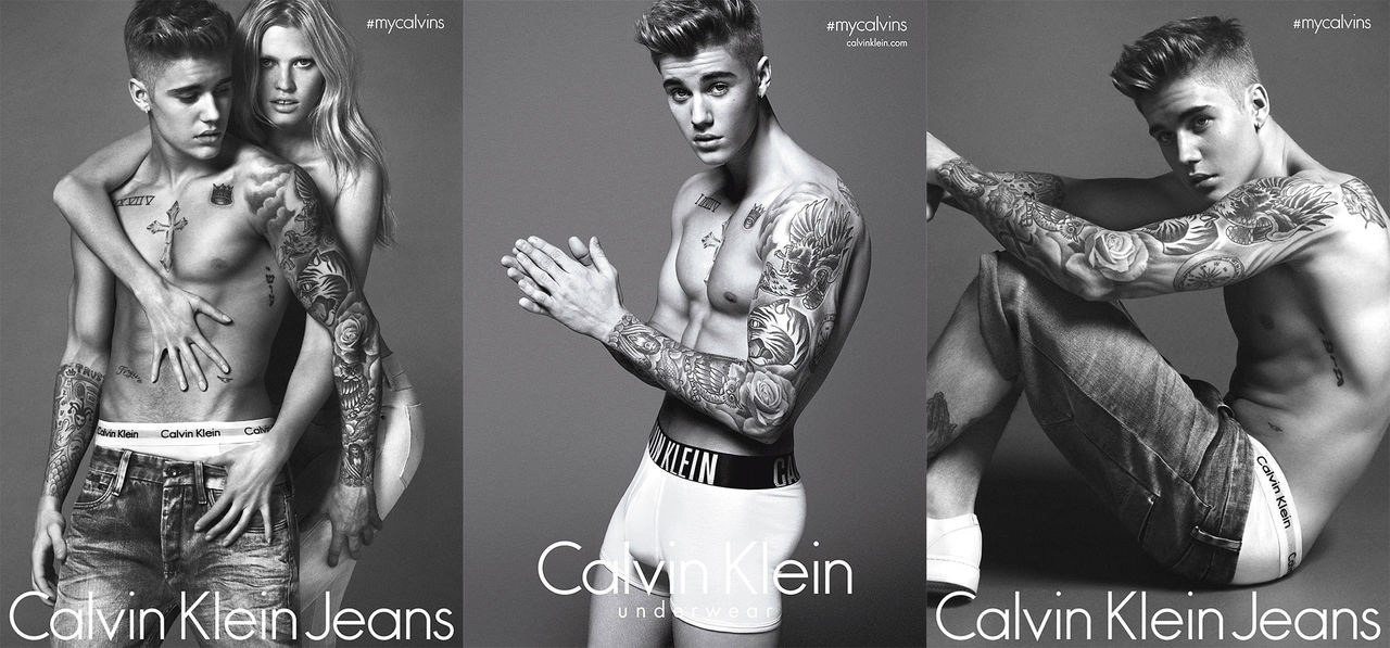 Nu har Justin Bieber blivit Calvin Klein-modell