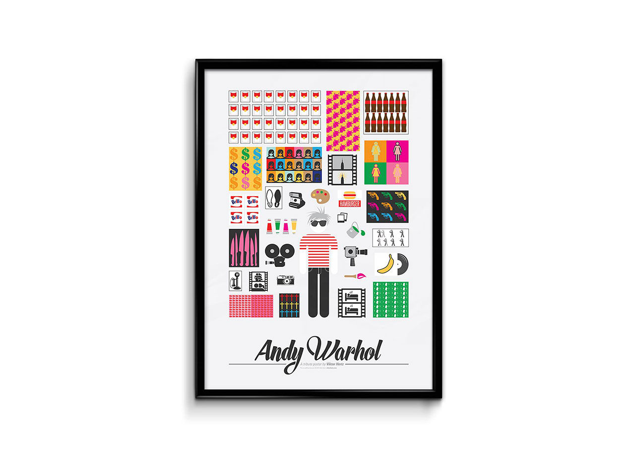 Hyllningsposter till Andy Warhol