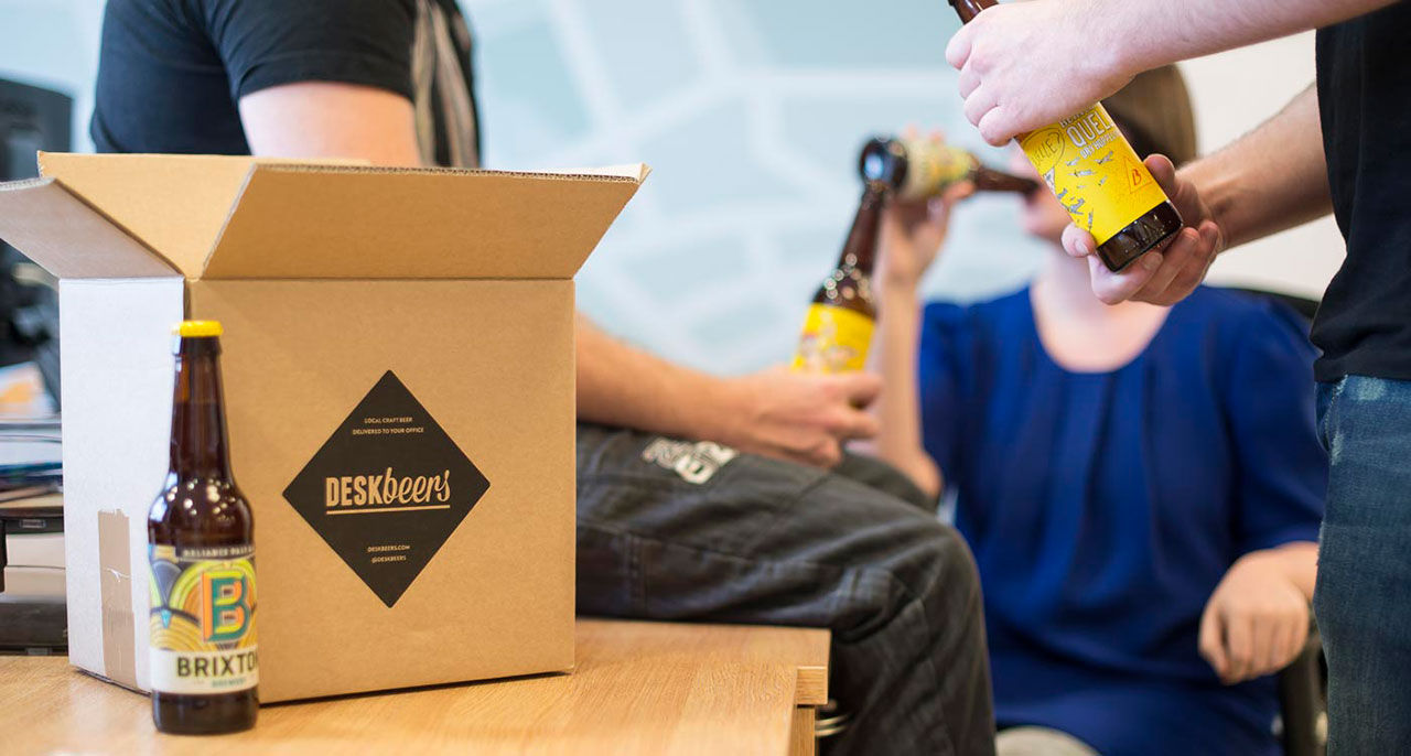 I London kan du få ölen levererad till jobbet