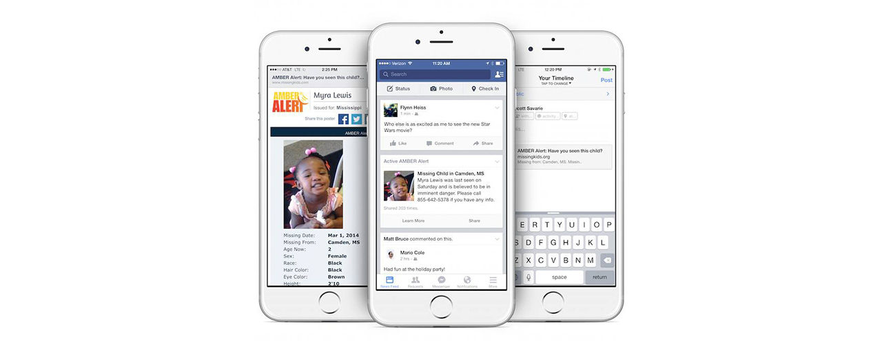 Facebook ska hjälpa till att hitta försvunna barn