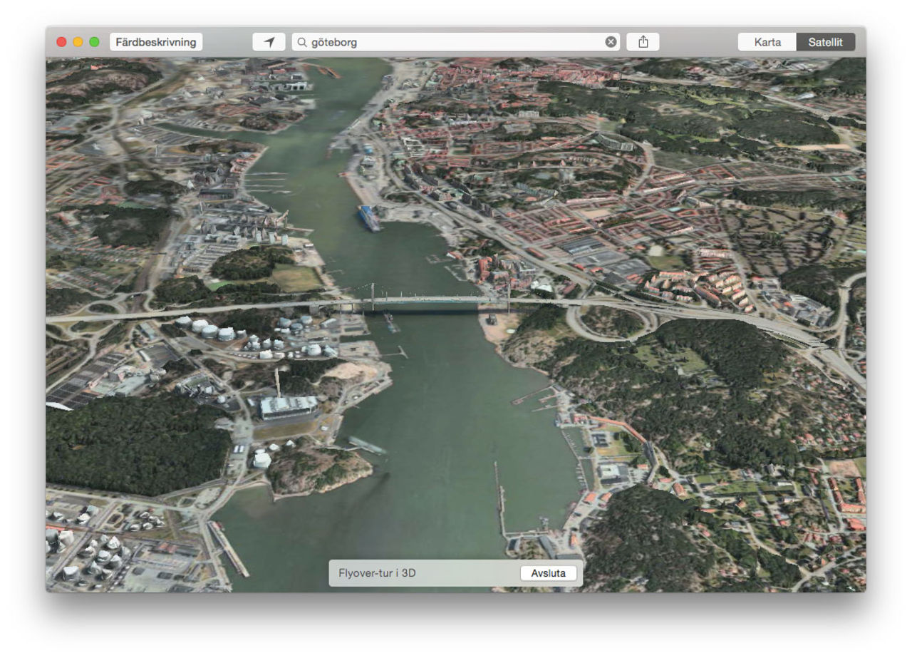 Nu kan du kolla in Göteborg i 3D med Apple Maps