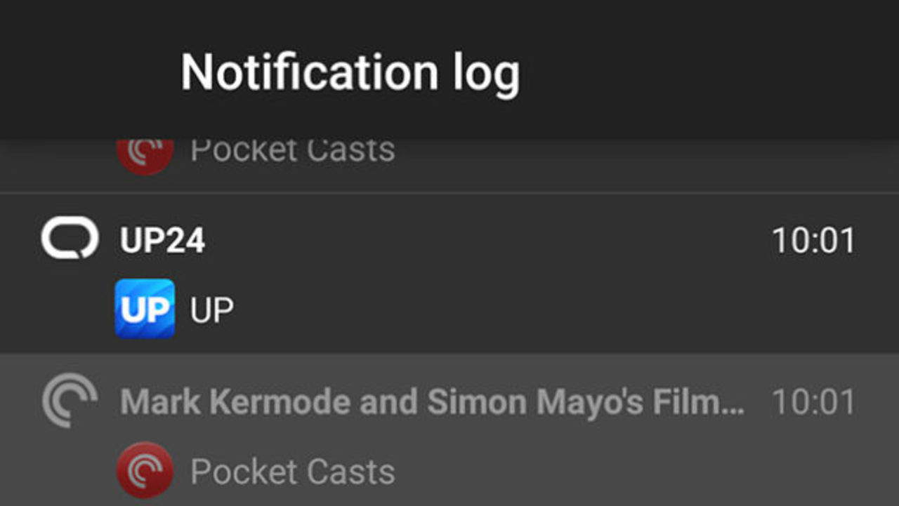 Håll koll på borttagna aviseringar