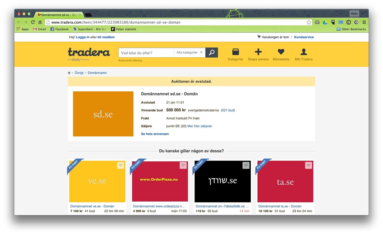 SD.se gick för en <strike>halv miljon</strike> 200.001 kronor *uppdaterad*