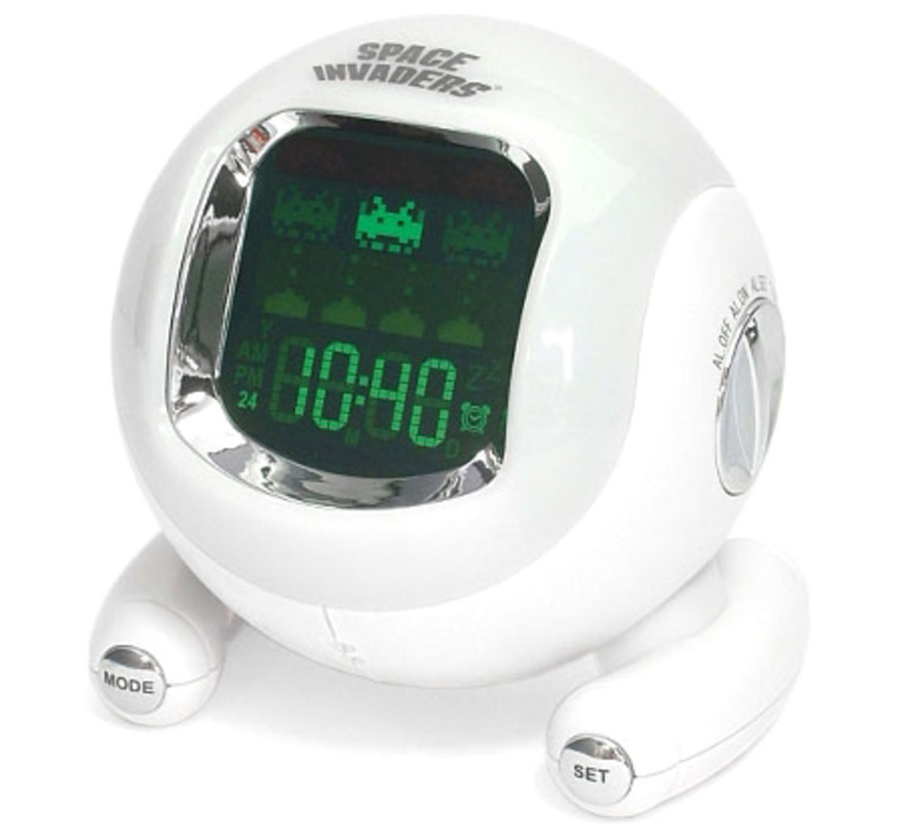 Space Invaders-väckarklocka