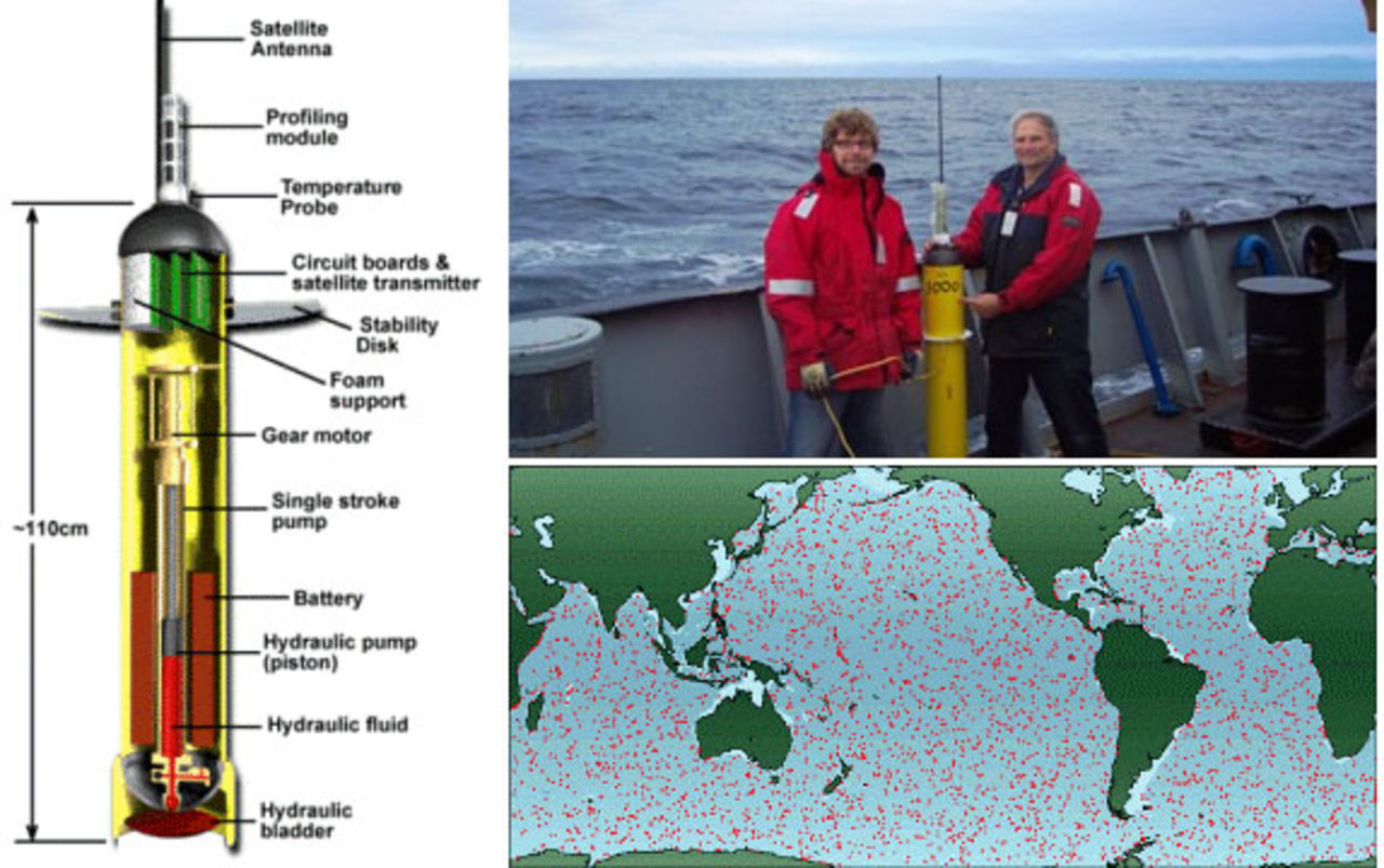 3000 flytande datorer kartlägger haven