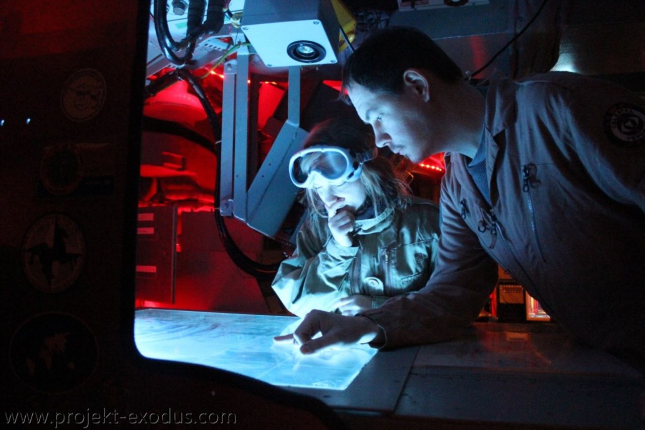 Battlestar Galactica-lajv på tysk jagare