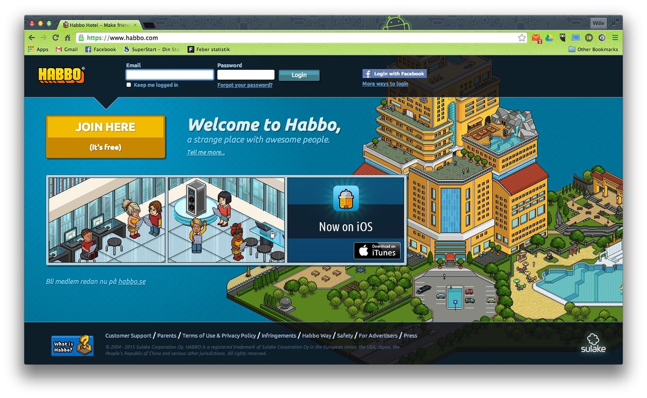 Habbo Hotel stänger ner i Sverige