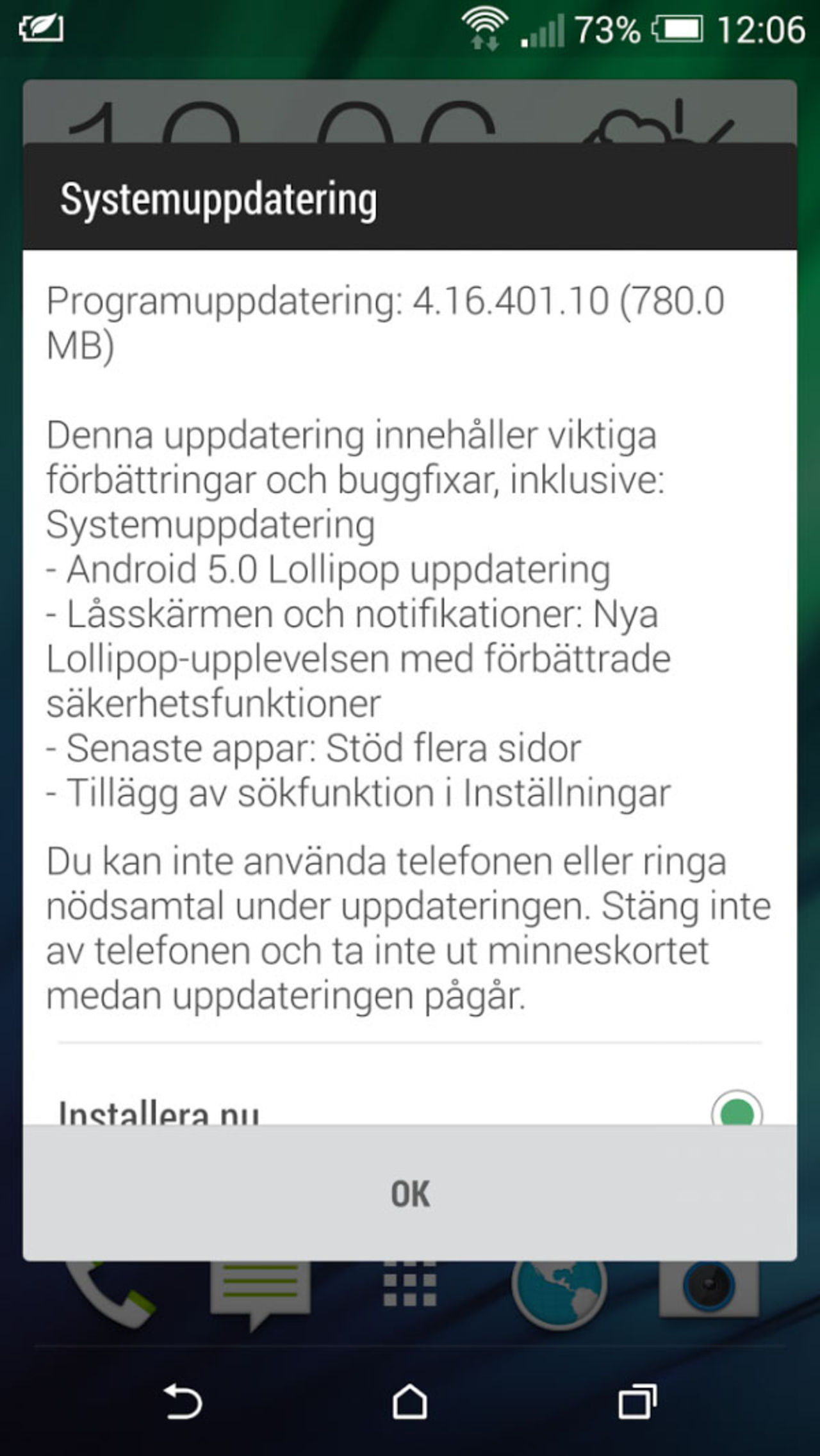 HTC One M8 uppdateras till Lollipop