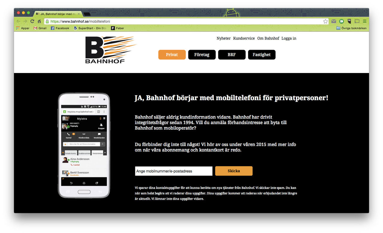 Bahnhof blir mobiloperatör