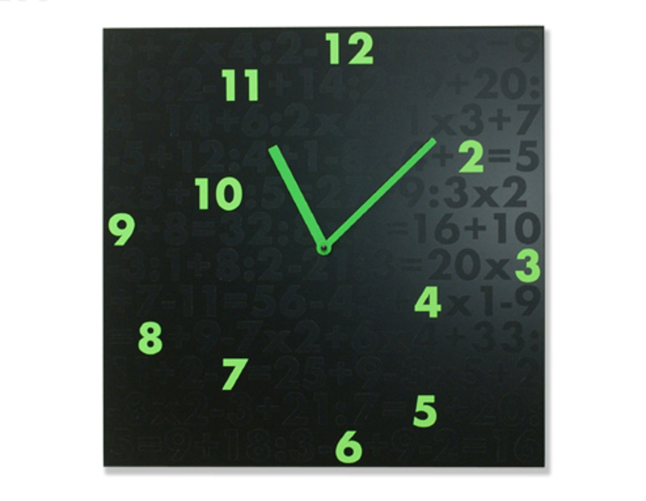 6+6 Clock - lättare att läsa från snedden