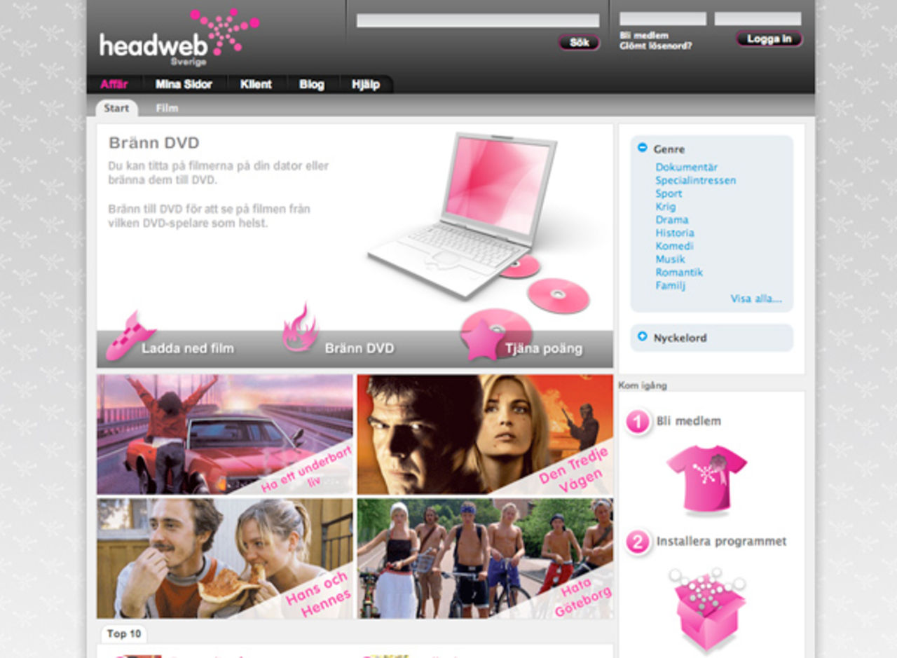 Headweb lanserar i Sverige