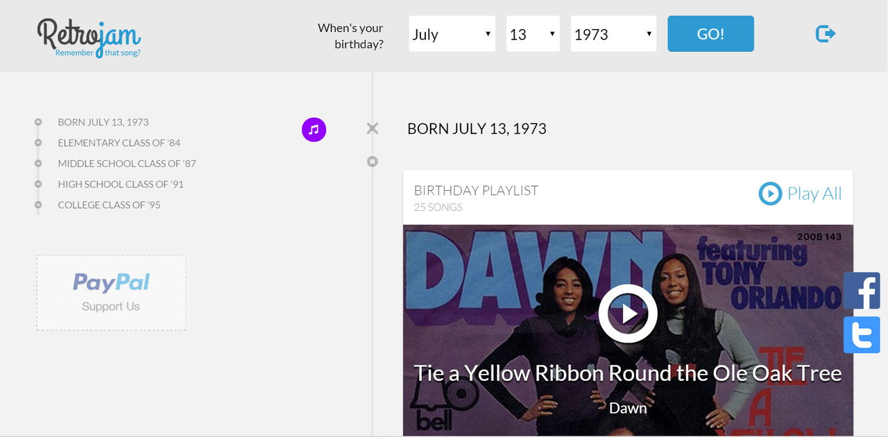Retrojam hittar låtar från din barndom