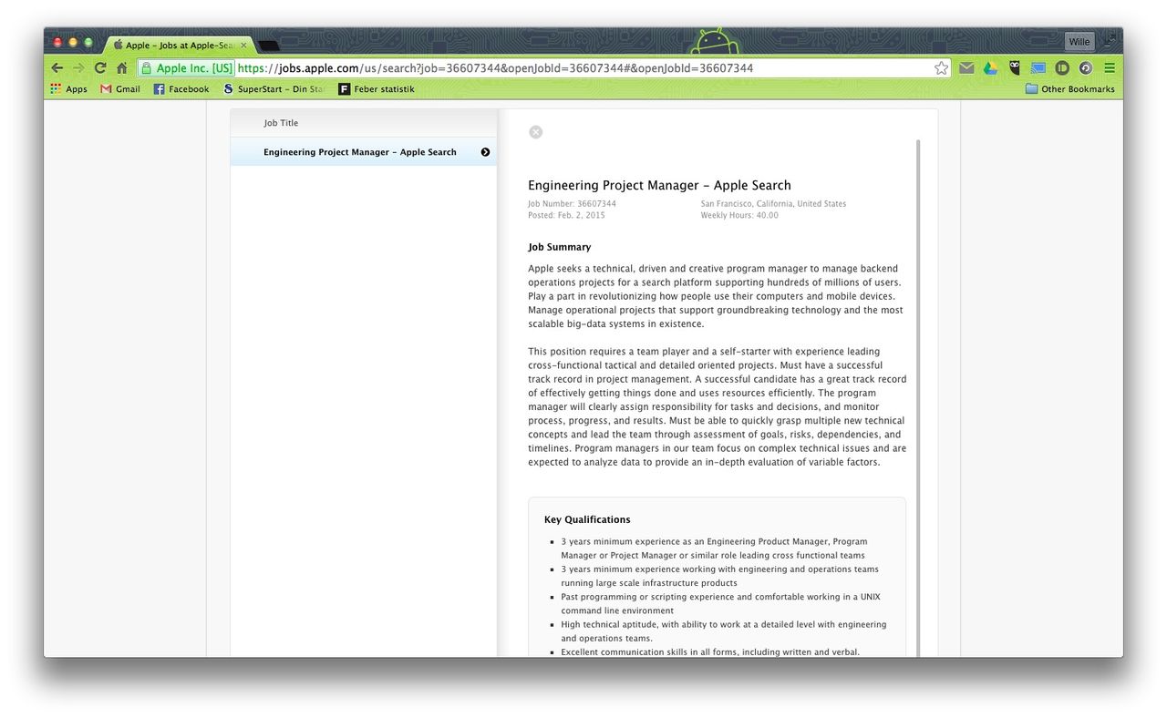 Apple bygger egen sökmotor?