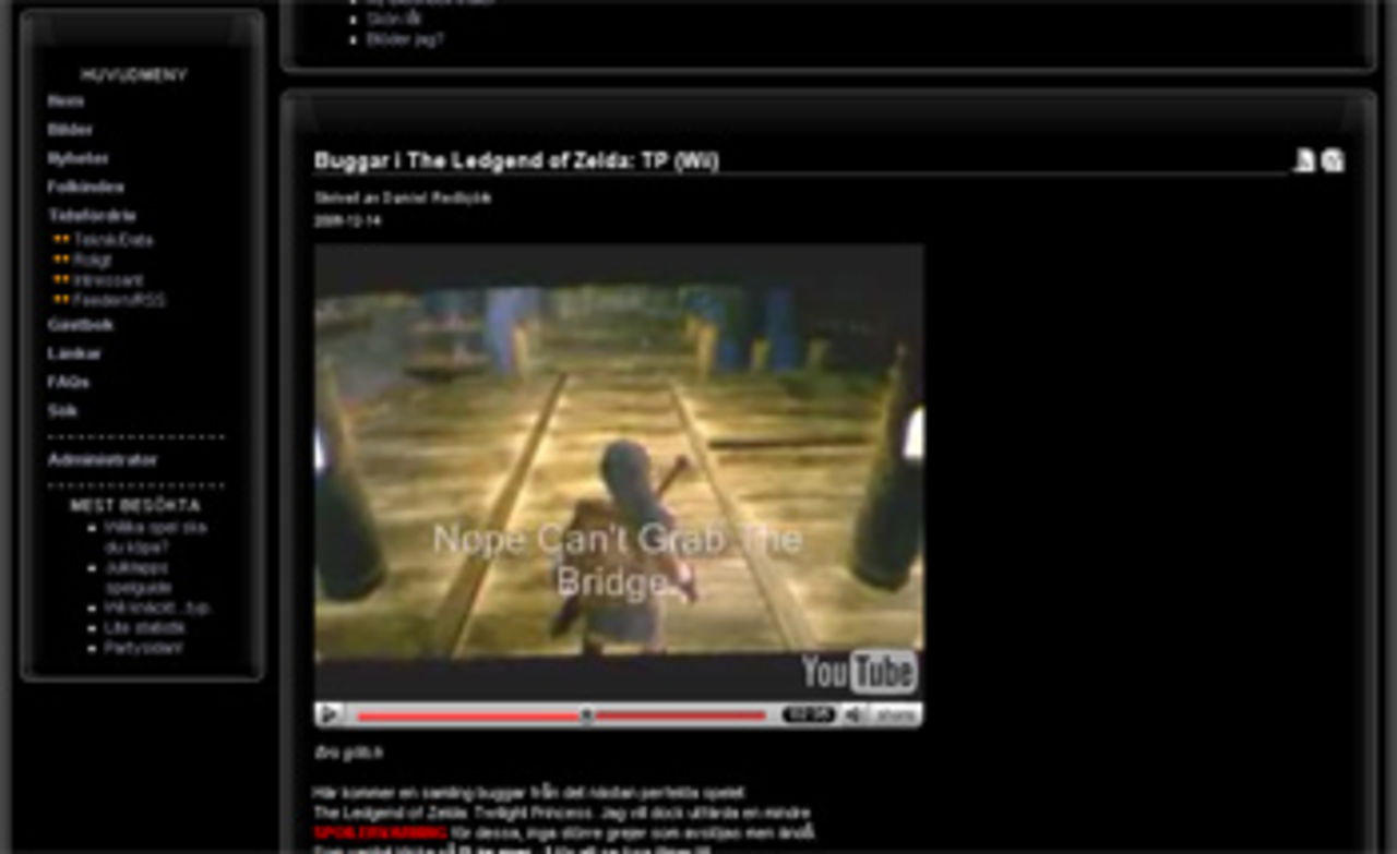 Buggar i The Ledgend of Zelda: Twilight Princess (Wii) 