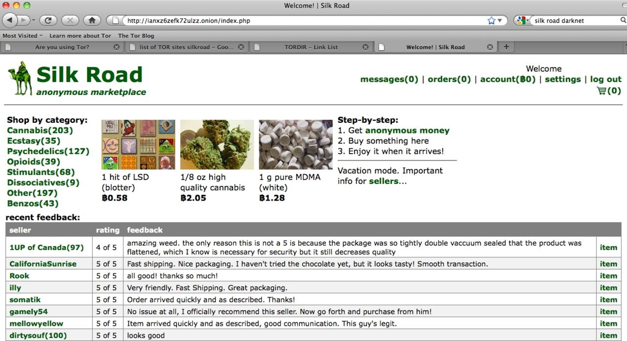 Silk Roads grundare döms för narkotikabrott och annat