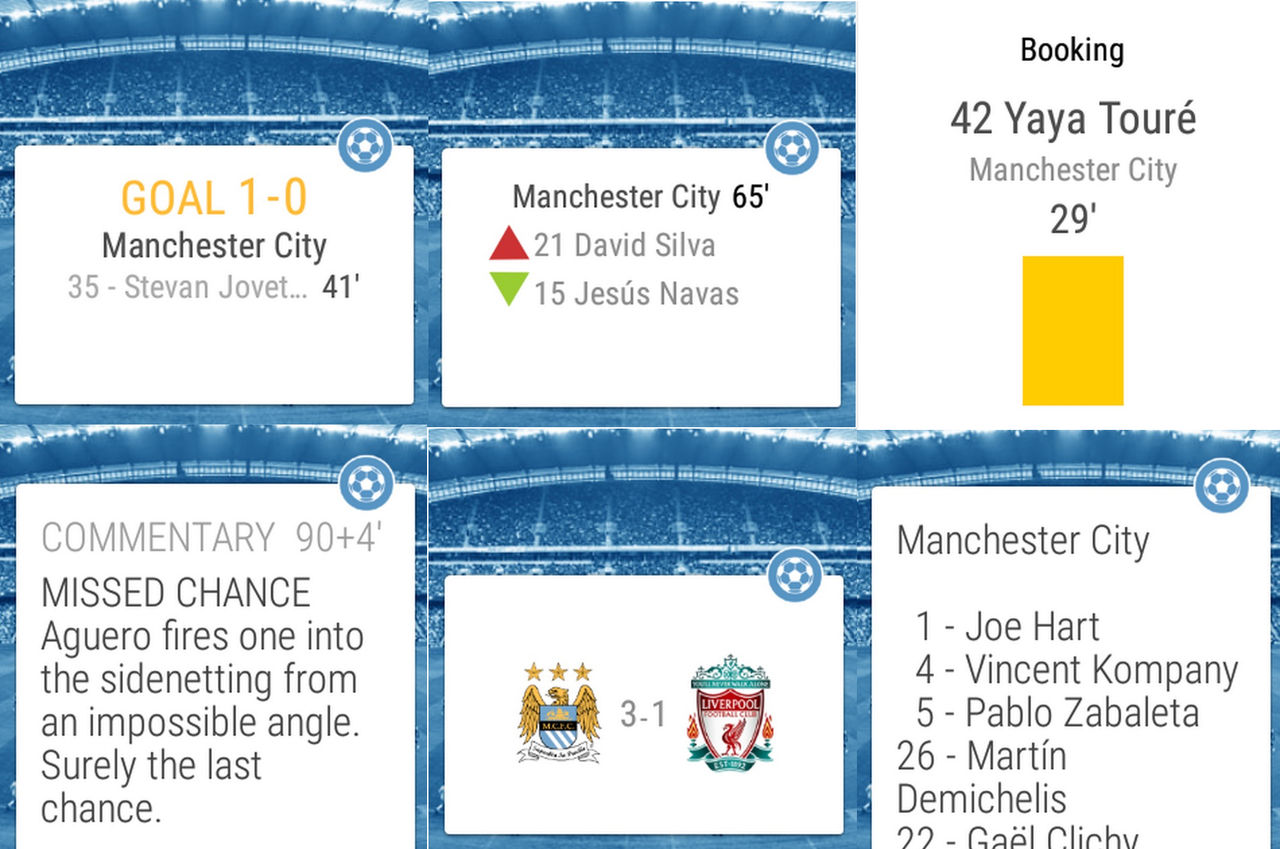 Manchester City släpper Android Wear-app