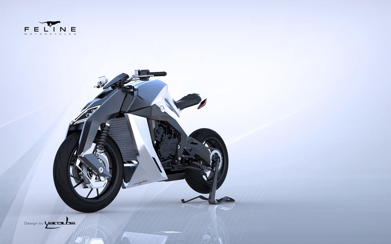 Yacouba Feline One - lyxig framtidsmotorcykel
