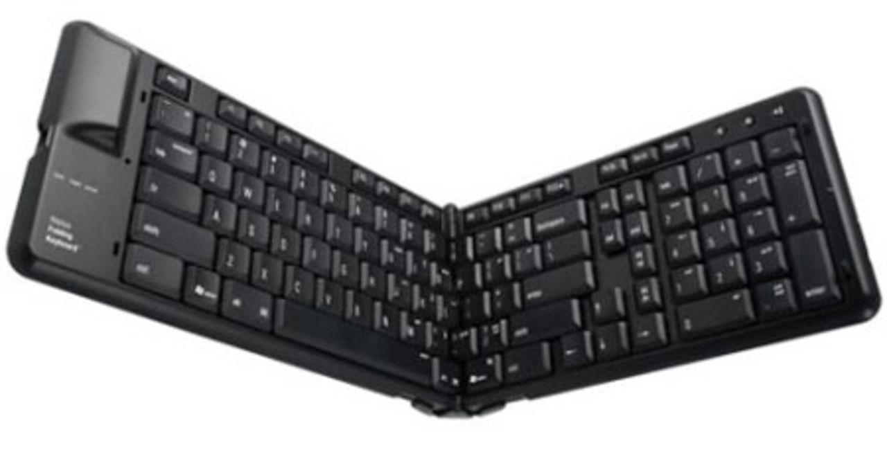 Ett ihopfällbart tangentbord