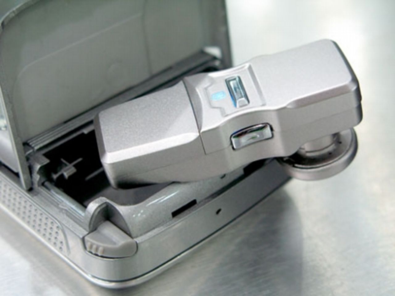 Mobil med inbyggt Bluetooth-headset