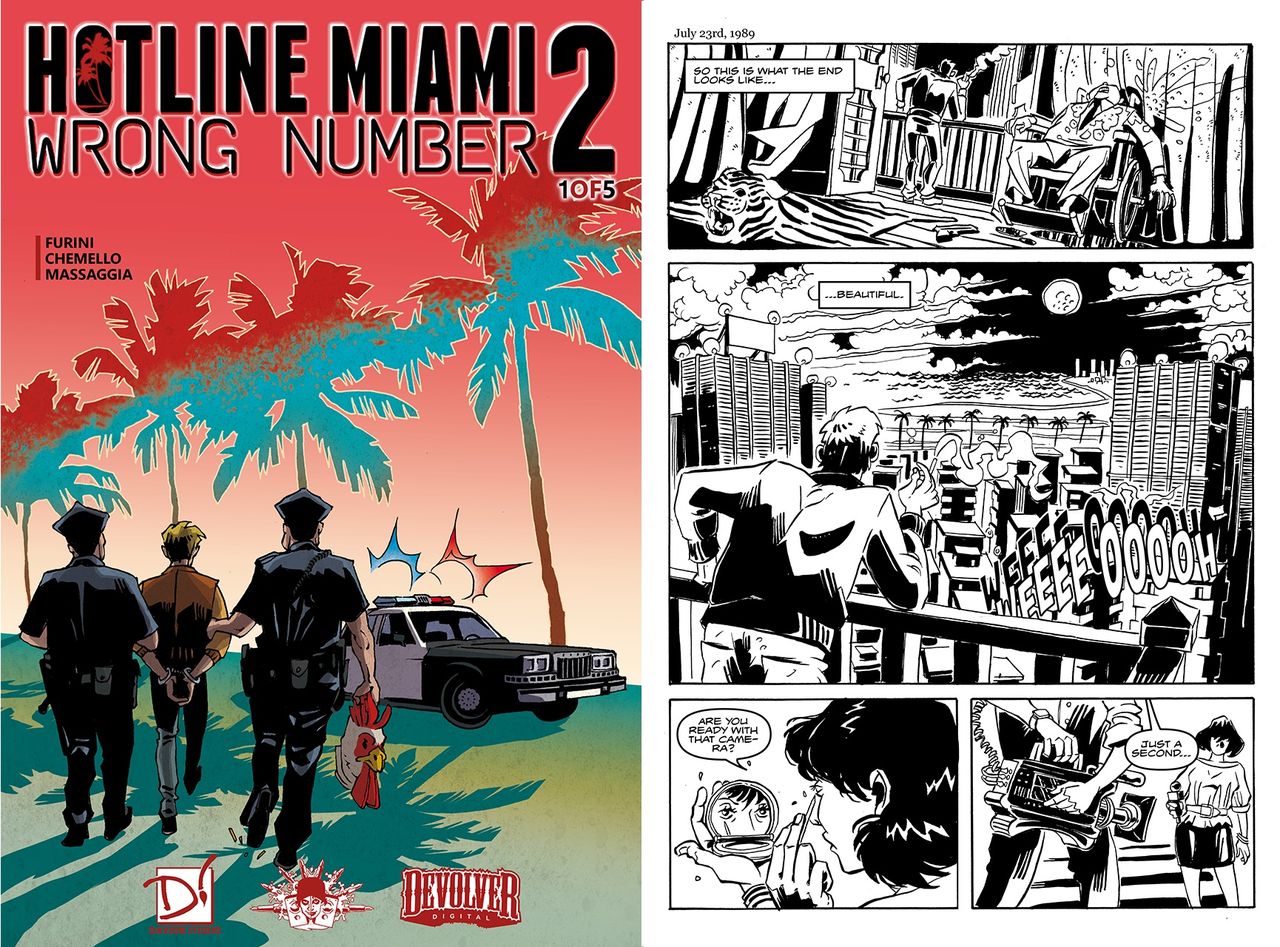 Devolver Digital släpper serietidningar för Hotline Miami 2: Wrong Number