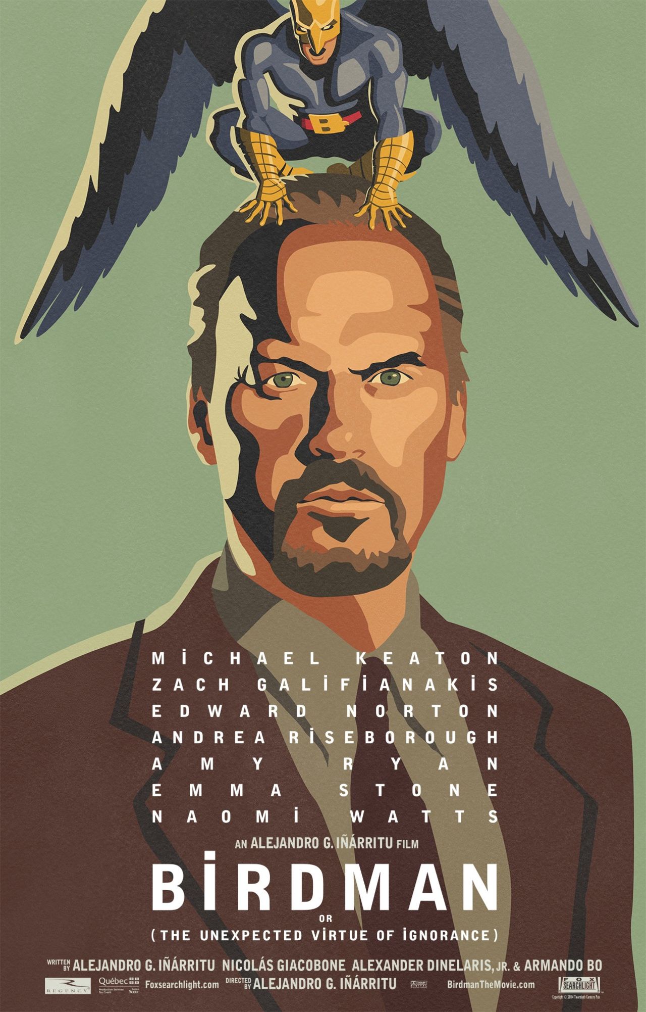 Birdman stor vinnare på nattens Oscarsgala