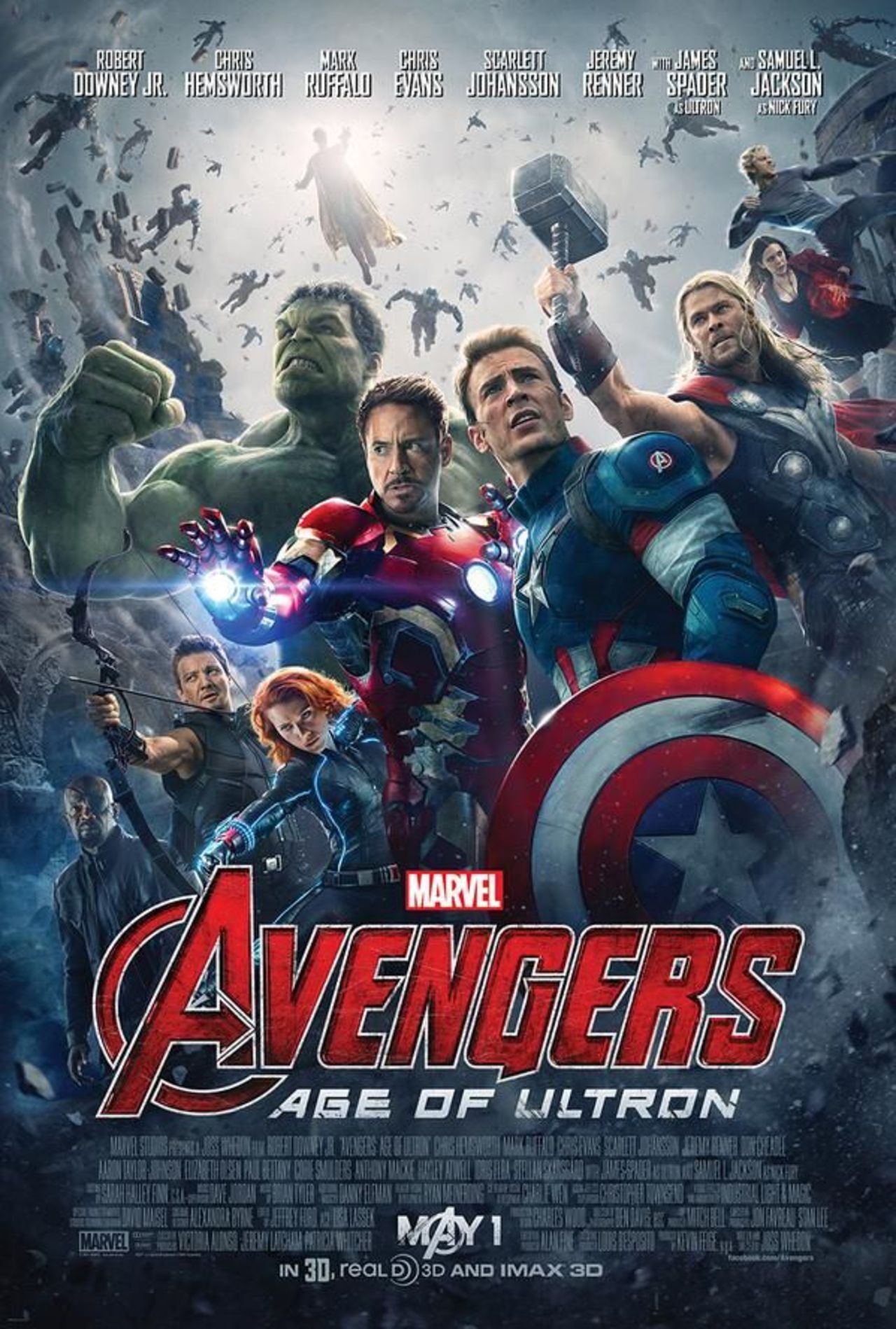 Ny affisch för Avengers: Age of Ultron