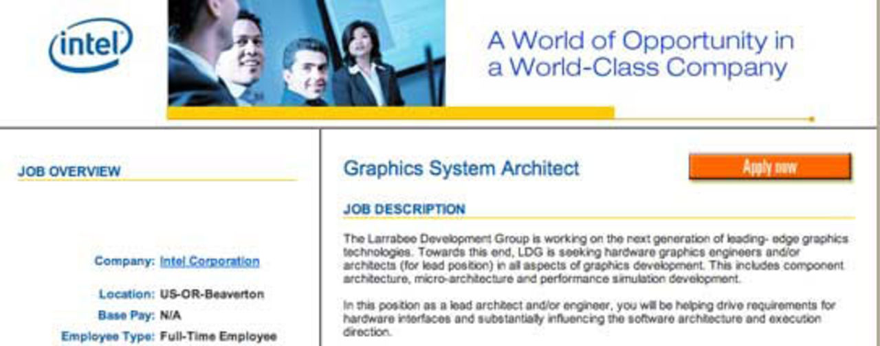 Intel satsar ännu mer på grafikkort?