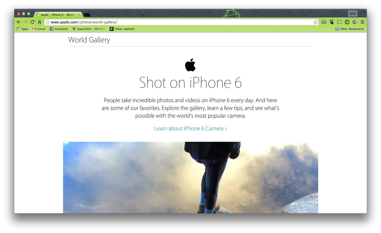 Apple släpper fotogalleri med bilder tagna av iPhone 6-användare