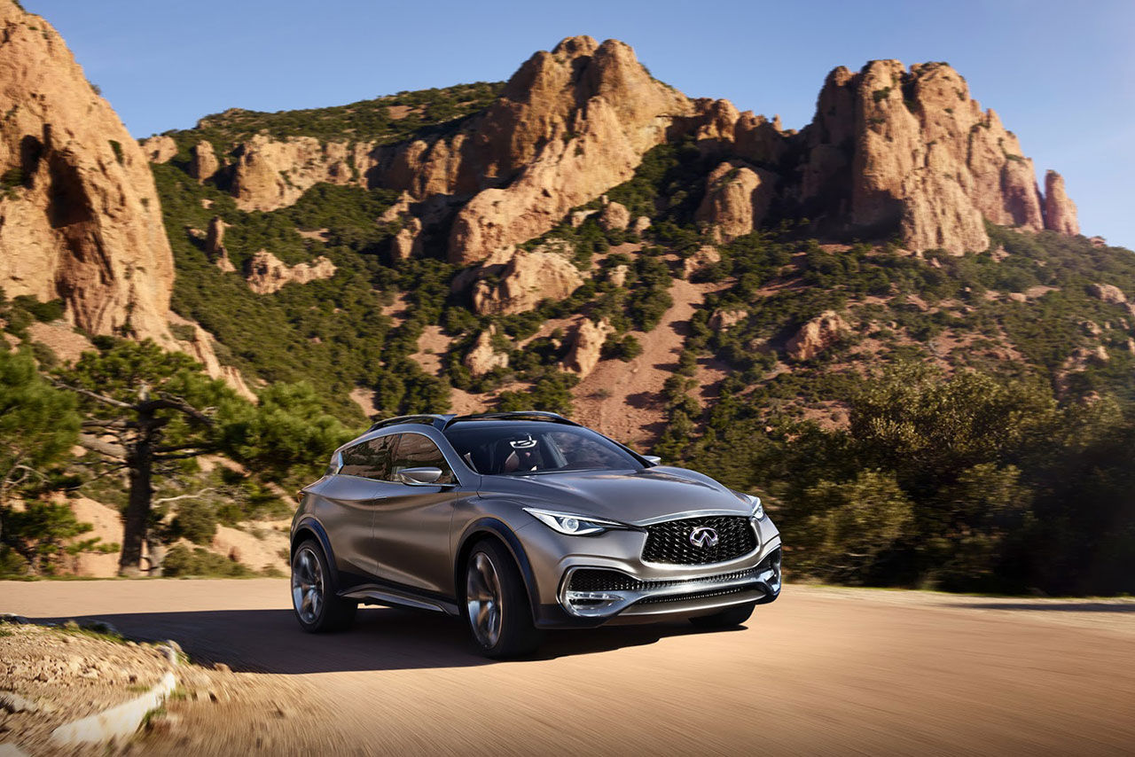 Infiniti visar nu upp QX30 Concept i sin helhet