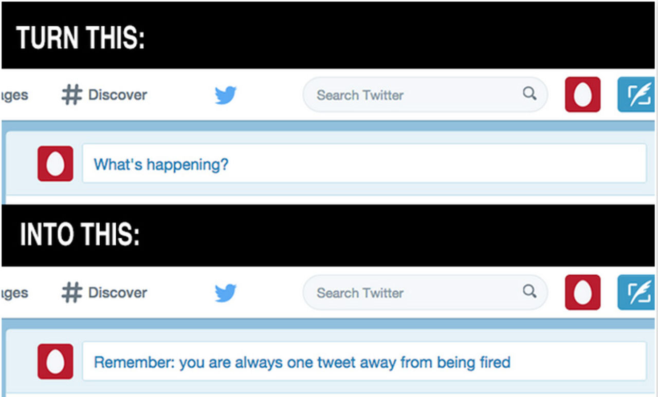 TweetFired hjälper dig att behålla jobbet