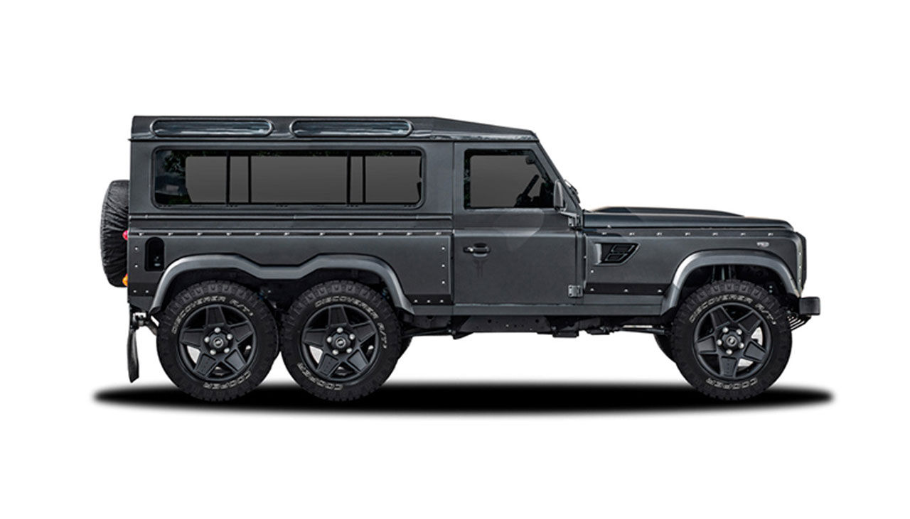 Kahn utrustar Land Rover Defender med sex hjul