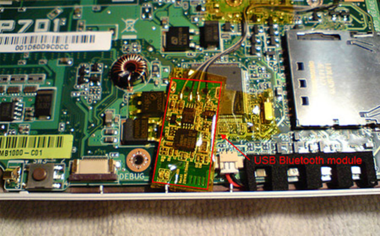 Bygg in Bluetooth i Asus Eee PC