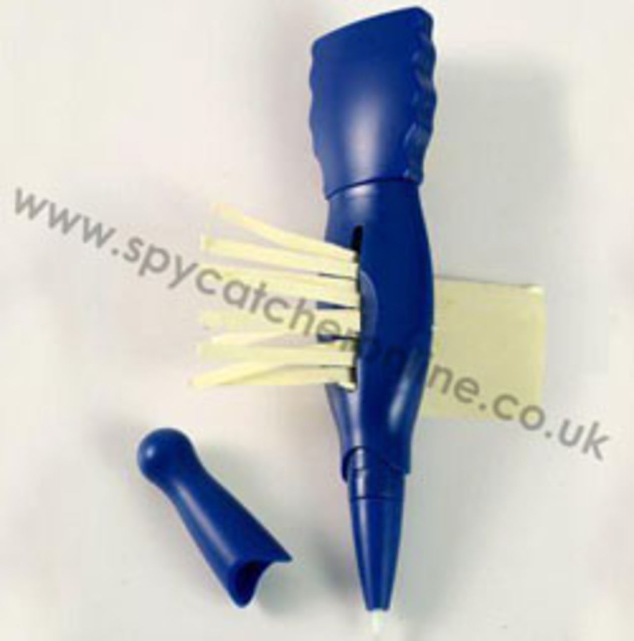 Spionpenna med inbyggd dokumentförstörare