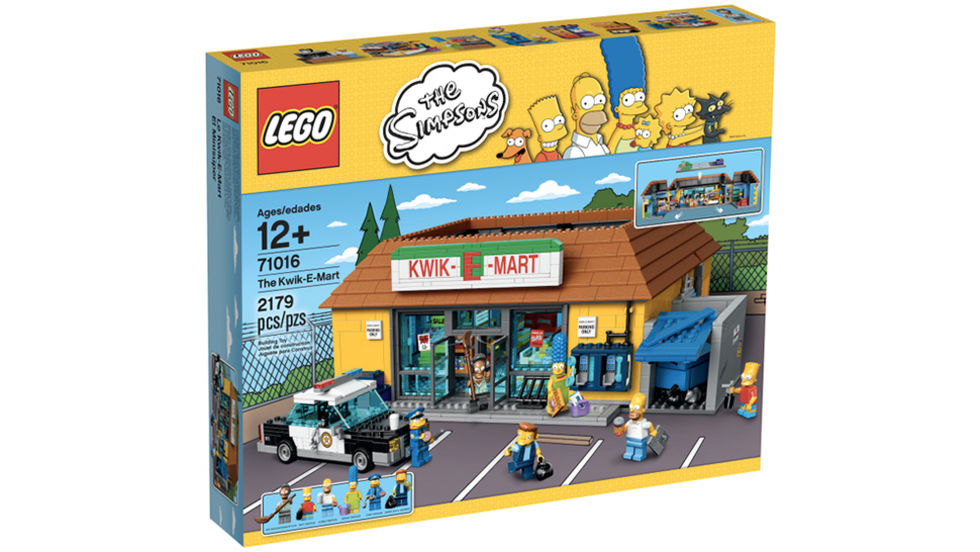 En titt på Kwik-E-Mart-byggsatsen