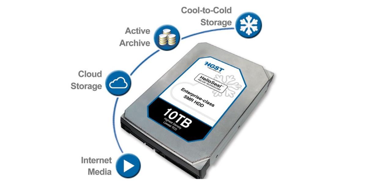 HGST visar hårddisk på 10 terabyte