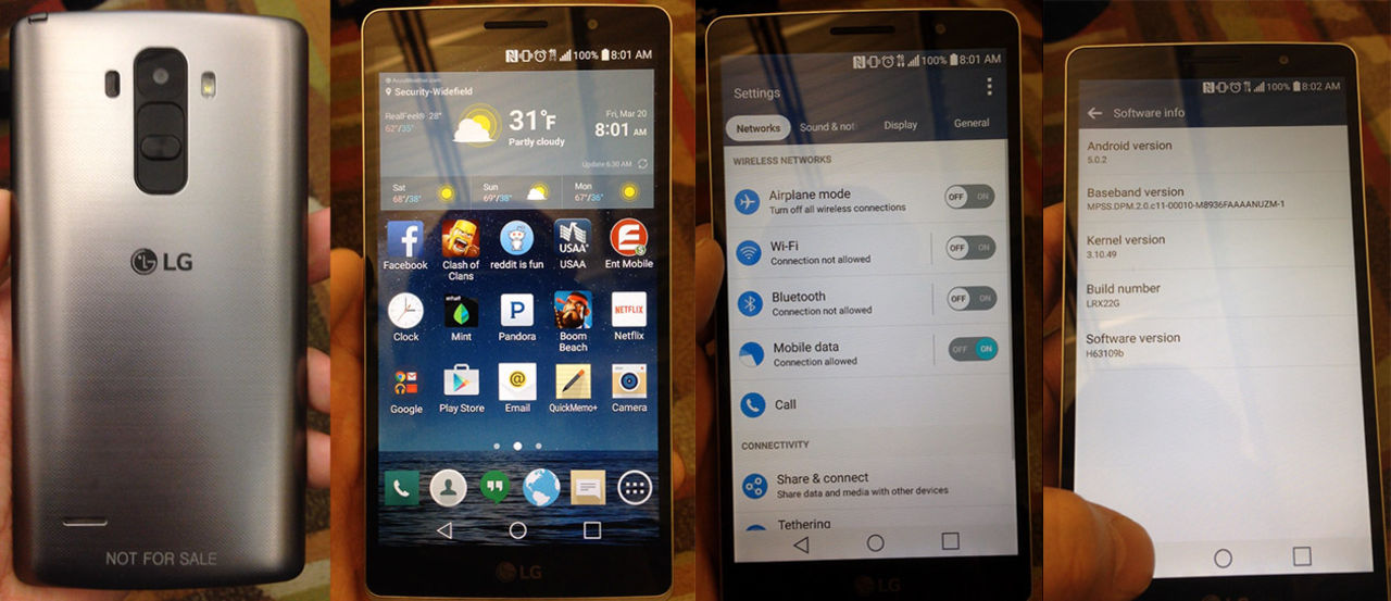 Läckta bilder på LG G4