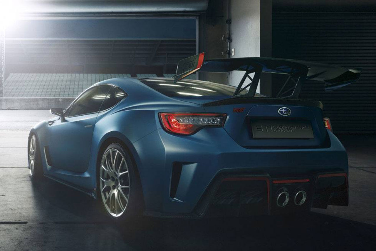 Subaru visar mer produktionsklar version av BRZ STI