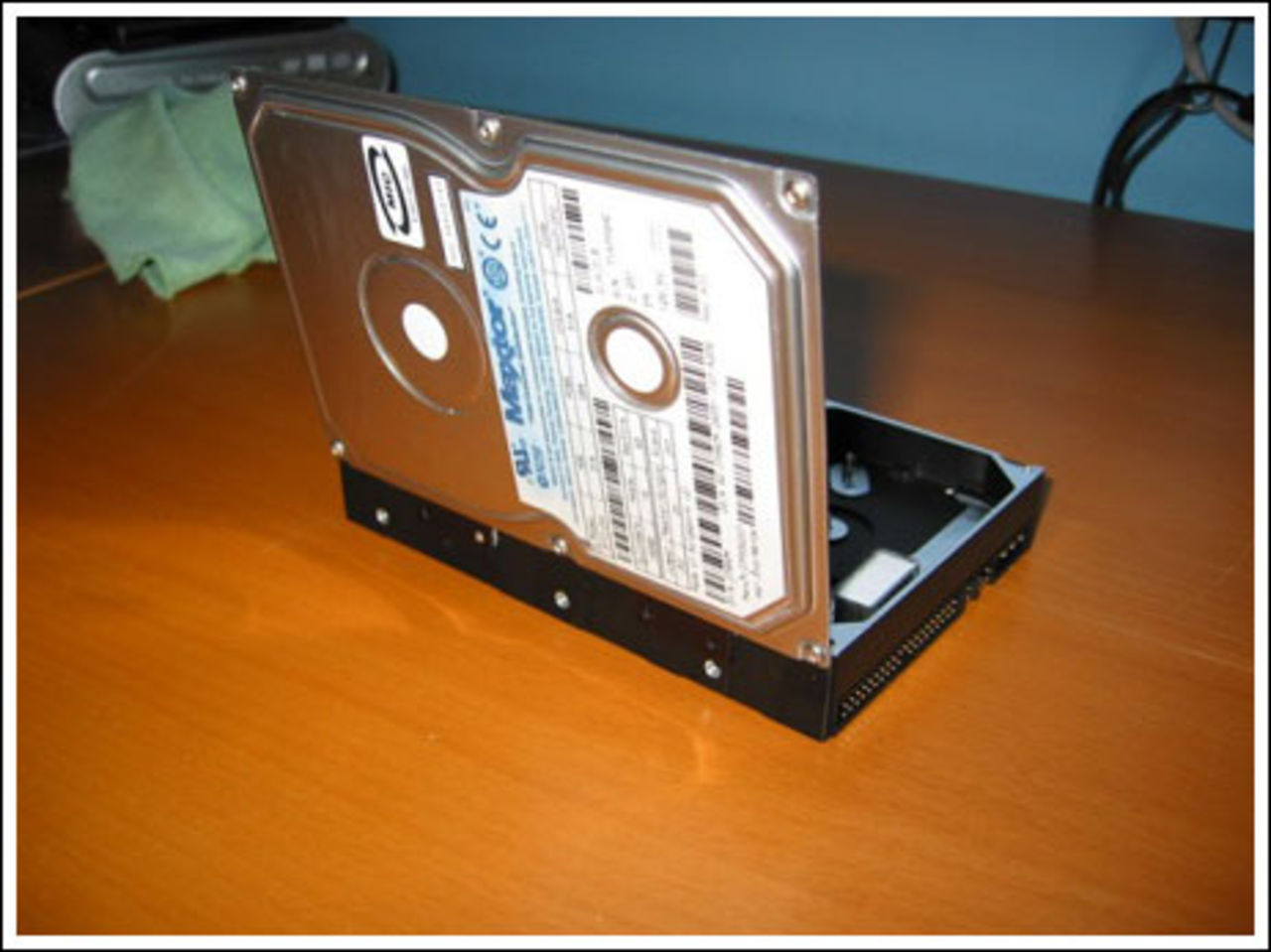 Lagra prylar inuti hårddisken